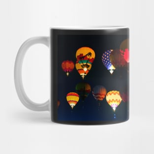 Dawn flight at the balloon fiesta Mug